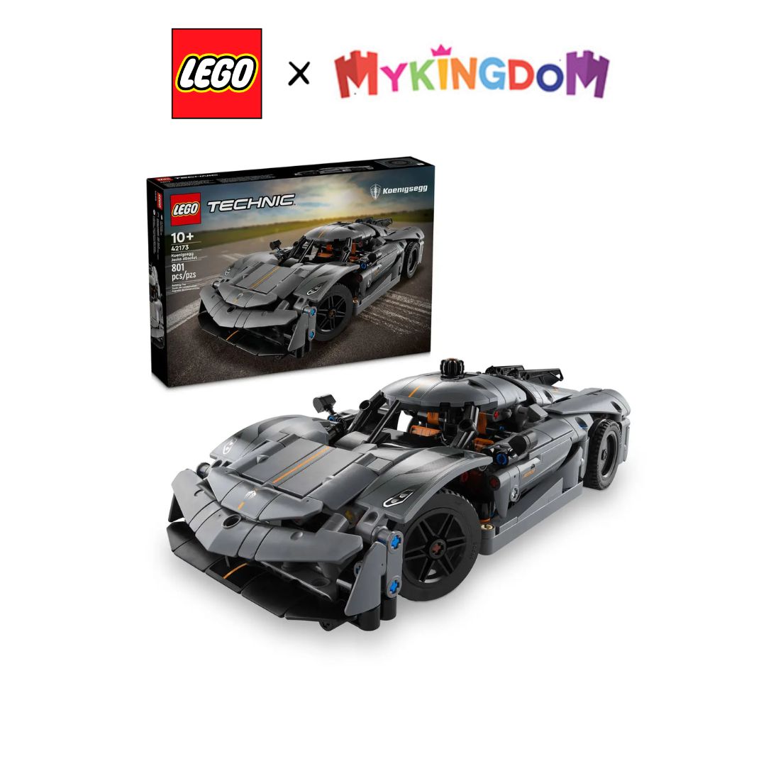 Đồ Chơi Lắp Ráp Xe Thể Thao Koenigsegg Jesko Absolut Màu Xám Lego Technic 42173 (801 Chi Tiết)