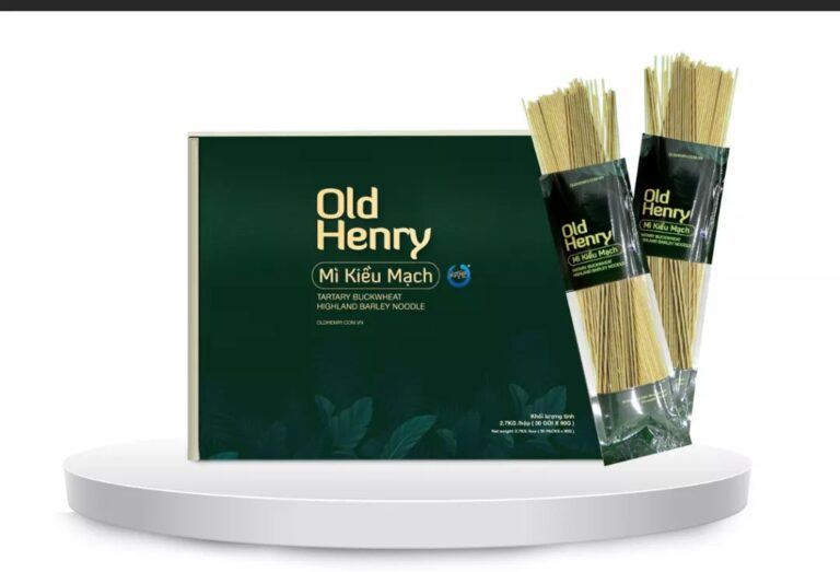 [Hcm]Hộp Mì Kiều Mạch Old Henry 30 Gói - Mì Ổn Định Đường Huyết Dành Cho Người Đái Tháo Đường Ăn Kiêng