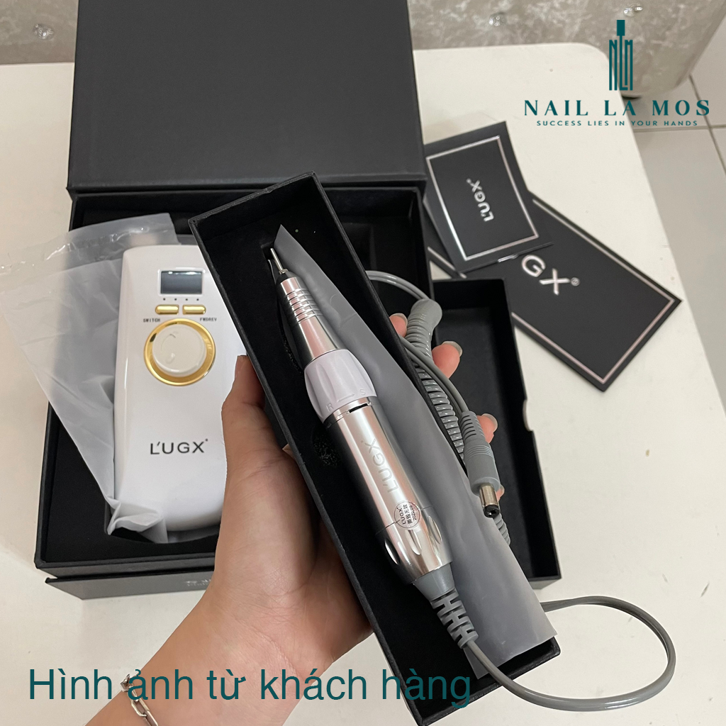 Máy mài móng tích điện LUGX LG601 chính hãng - Máy mài cầm tay cao cấp cho thợ nail (tặng kèm đầu mà