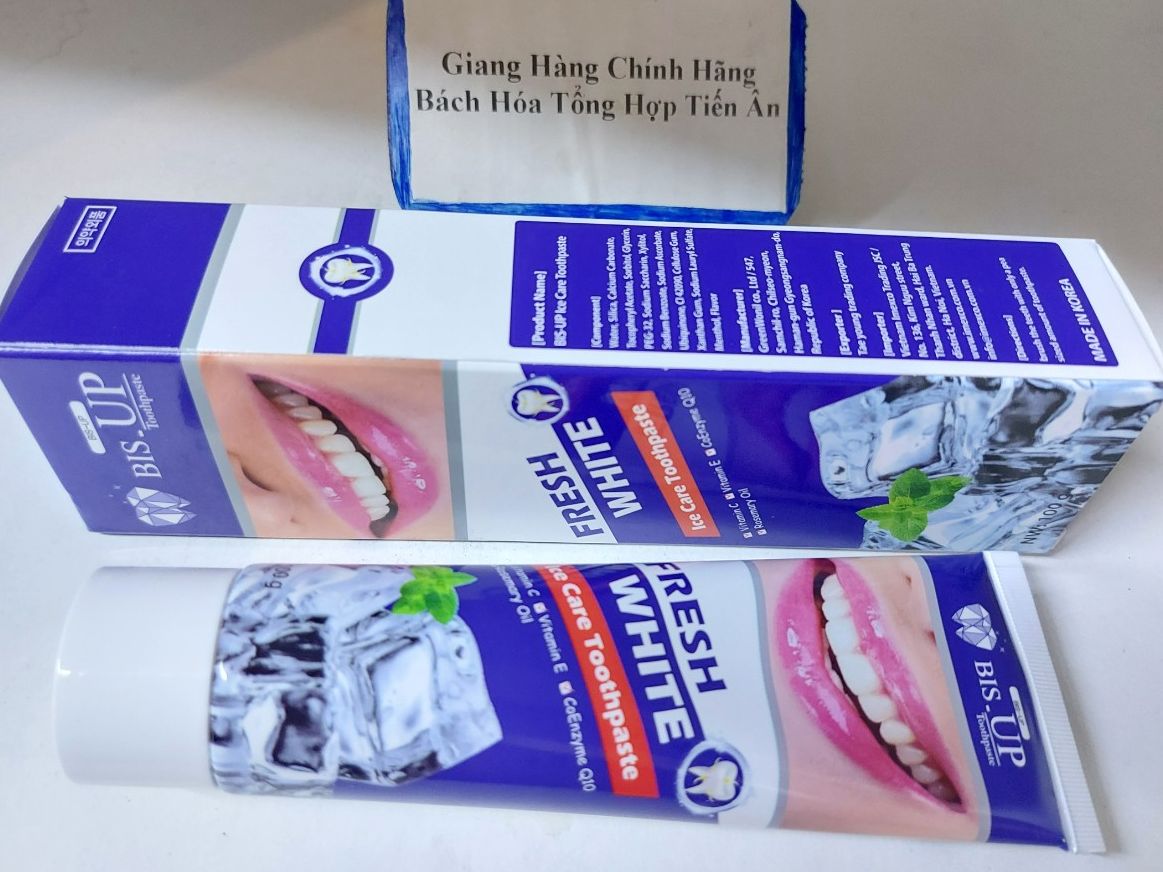 Kem Đánh Răng Chống Ê Buốt Bis - Up 100Gr – Hàn Quốc - Fresh Whte