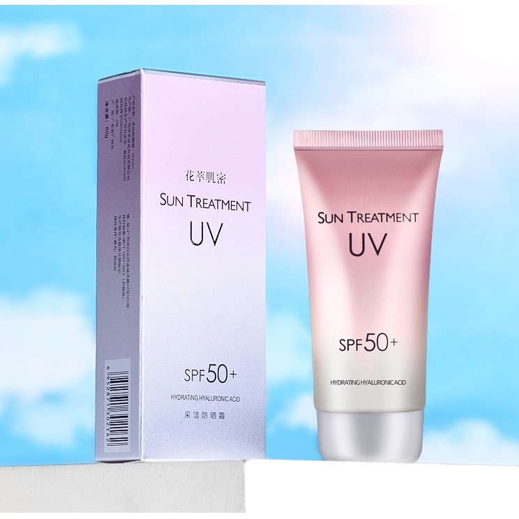 Kem Chống Nắng Trắng Hồng Da Sun Treatment Spf50+ Kháng Mồ Hôi Kiềm Dầu Dưỡng Ẩm