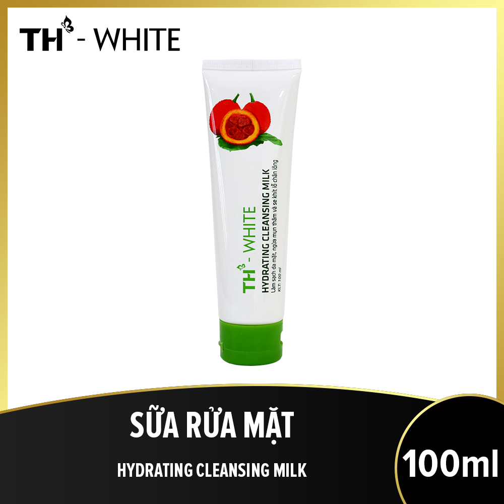 Sữa Rửa Mặt Th - White Làm Sạch Da Mặt Ngừa Mụn Thâm Se Khít Lỗ Chân Lông - 100Ml - [Thanh Trúc Mỹ Phẩm]