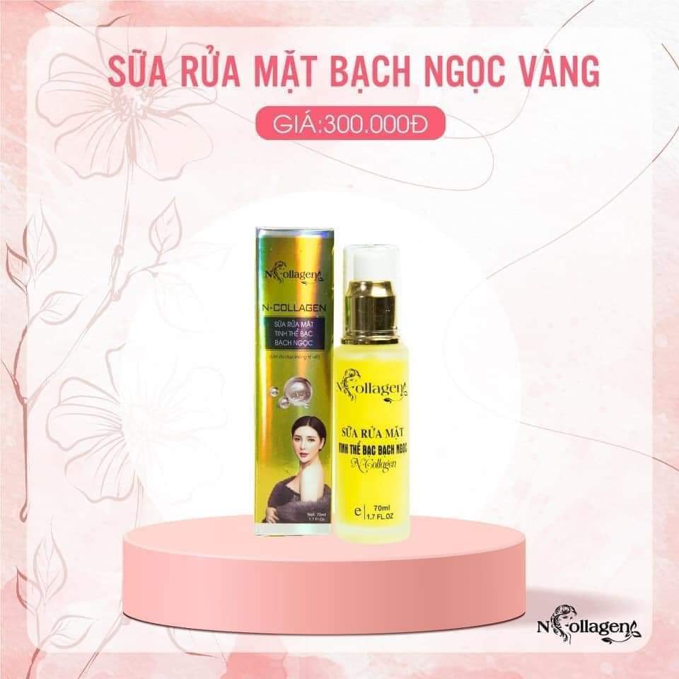 [Hcm]Sữa Rửa Mặt Collagen Tinh Thể Bạch Ngọc