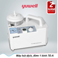 máy hút dịch 1 bình yuwell 7E-A/B/D. máy hút dịch mũi đờm  cho cả người lớn và trẻ em. bảo hành 2 năm.
