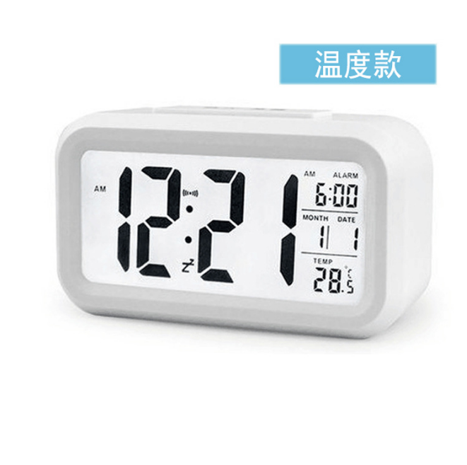 Đồng hồ Đồng hồ báo thức để bàn đa năng cảm biến nhiệt độ có đèn nền hiển thị ngày tháng độ chính xác cao