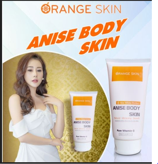 [Hcm]Ủ Trắng Body Orange Skin Aniseanise Bosy Skin - Trắng Như Em Bé Chỉ Sau 1 Liệu Trìnhtrình