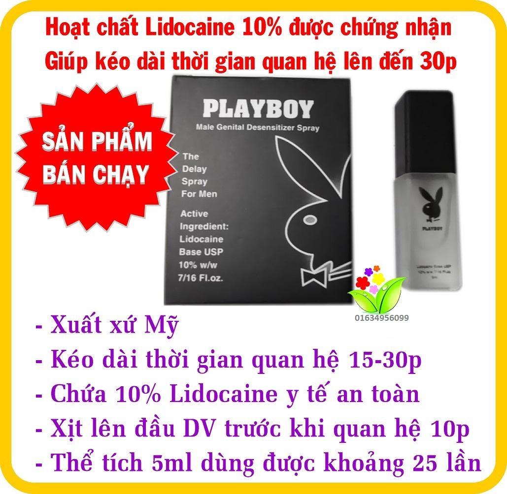 [Hcm]Xịt Playboy Spray 5Ml