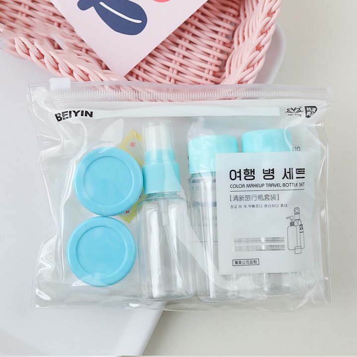 [HCM][5 MÓN ] Bộ chiết mỹ phẩm du lịch 5 món Siêu tiện lợi