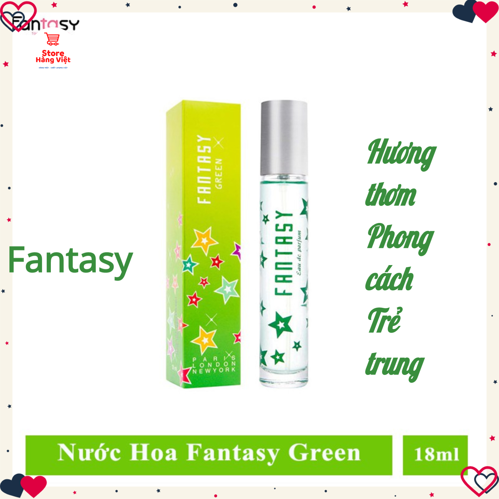 Nước Hoa Fantasy Green - Nước Hoa Phái Nữ Phong Cách Teen - Store Hàng Việt