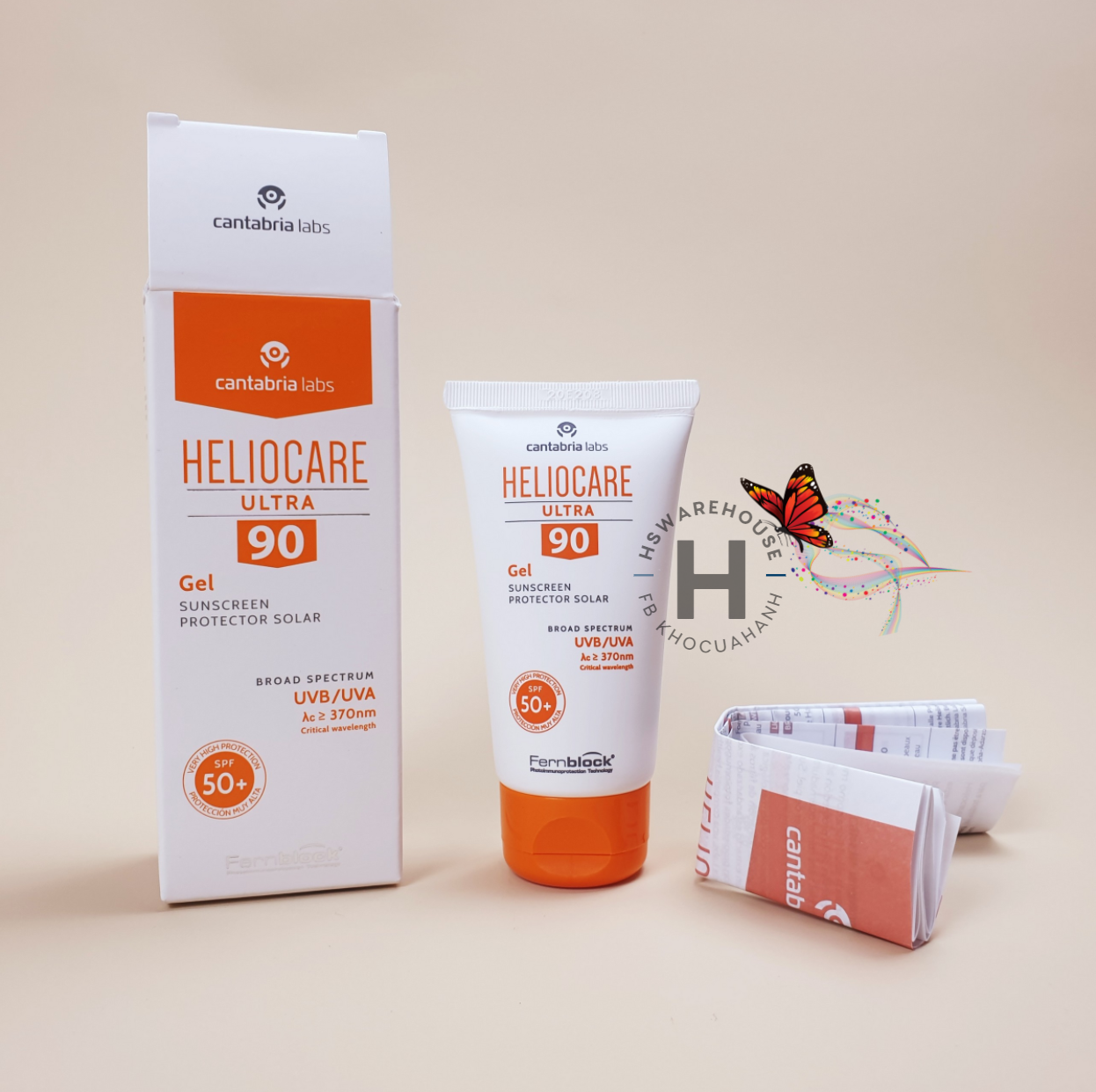 [Hcm][50Ml - Spain] Kem Chống Nắng Heliocare Gel Ultra Spf90