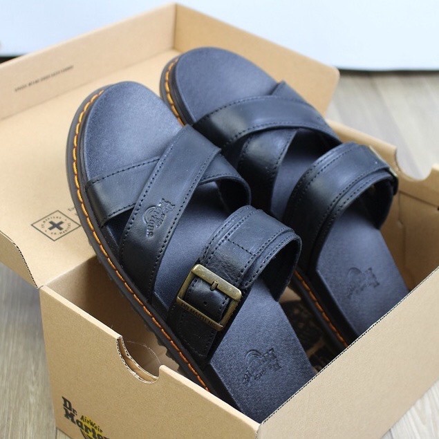 dép quai ngang doctor martens chính hãng thái landép da bò cao cấp TL12345