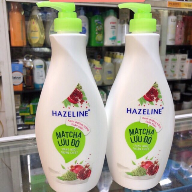 Sữa Dưỡng Thể Hazeline Dưỡng Trắng Da Matcha Lựu Đỏ 67183438 (370Ml)