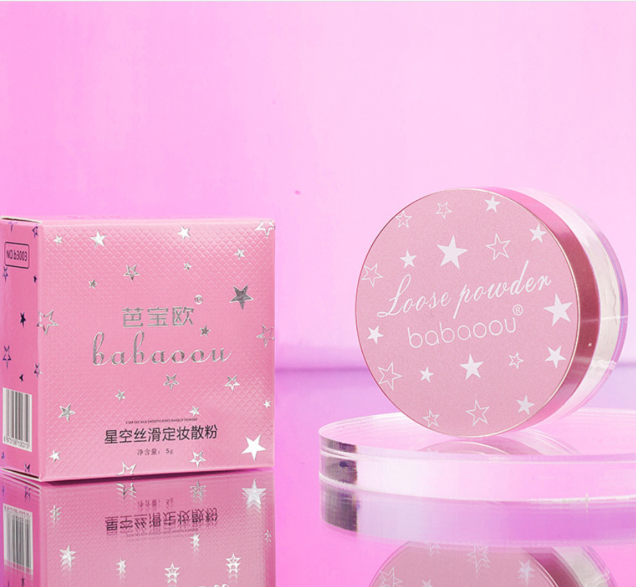 ? Phấn Phủ Trang Điểm Dạng Bột Hồng Lấp Lánh B3003 Makeup Powder Kiềm Dầu Che Khuyết Điểm Lâu Trôi Mềm Mịn Tự Nhiên Kiềm Dầu Nội Địa Chính Hãng Sỉ Rẻ