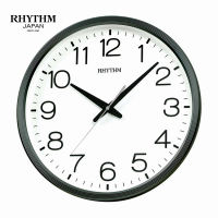 Đồng hồ treo tường Nhật Bản Rhythm CMG494NR02  Kt 36.0 x 4.4cm 855g Vỏ nhựa cao cấp dùng PIN