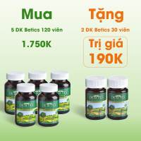 Viên tiểu đường dây thìa canh lá to DK Betics - DK Pharma hỗ trợ hạ và ổn định đường huyết an toàn - Hộp 120 viên