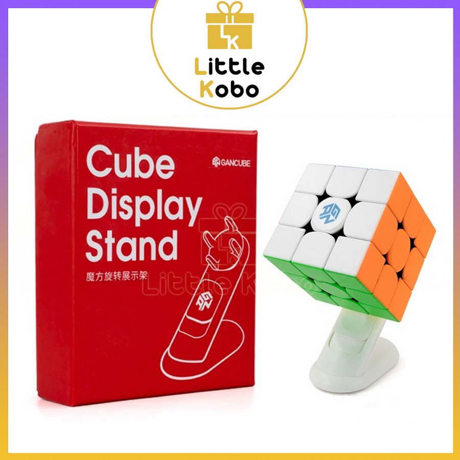 [Gan Display Stand] Đế Gan Rubik Cao Cấp Đế Kê Gan Cube Stand Phụ Kiện Rubic Loại Xoay Hộp Đỏ Đồ Chơi Trí Tuệ Trẻ Em