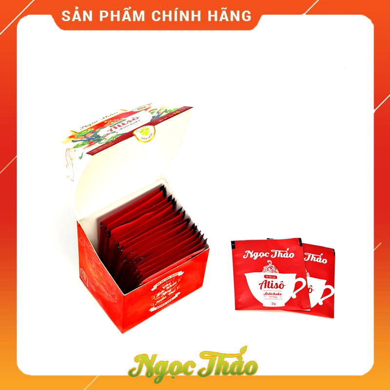 Hộp trà atiso cao cấp Ngọc Thảo 15 túi lọc