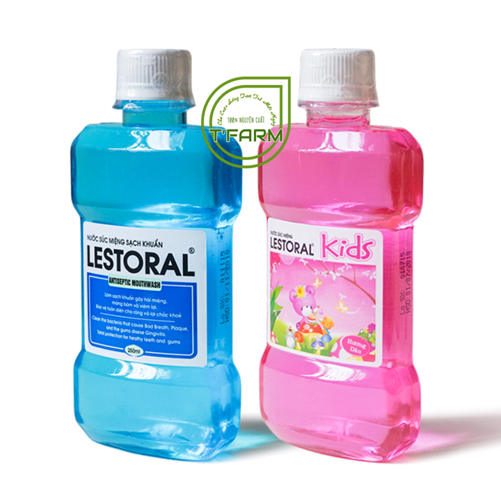 [Hcm]Nước Súc Miệng Lestoral Kid 250Ml + Nước Súc Miệng Lestoral 250Ml - Sản Phẩm Đã Được Sở Y Tế Chứng Nhận