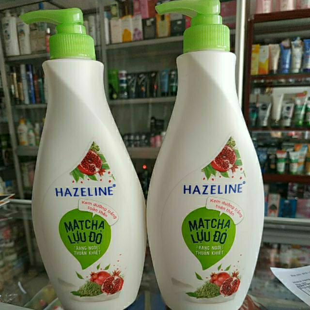 [Hcm]Sữa Dưỡng Thể Trắng Da"Hazeline"Vòi 370Ml!
