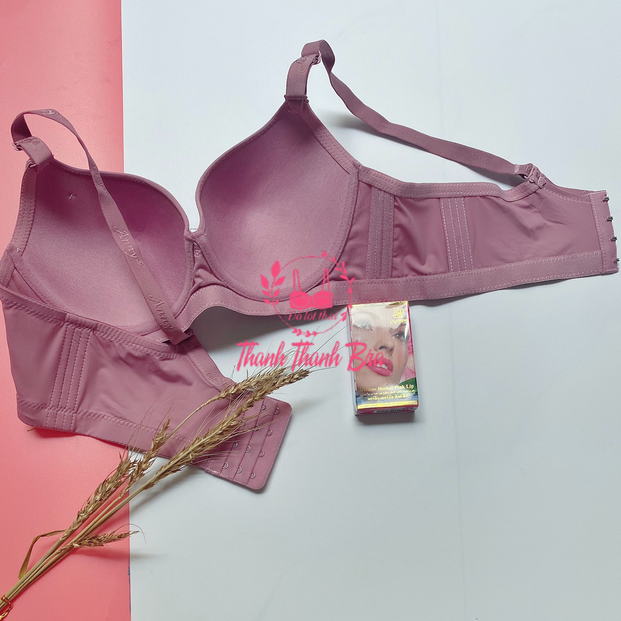 Áo ngực mút mỏng big size quả to cup D có gọng bản lưng to che khuyết điểm chống chảy xệ Anny Thái L