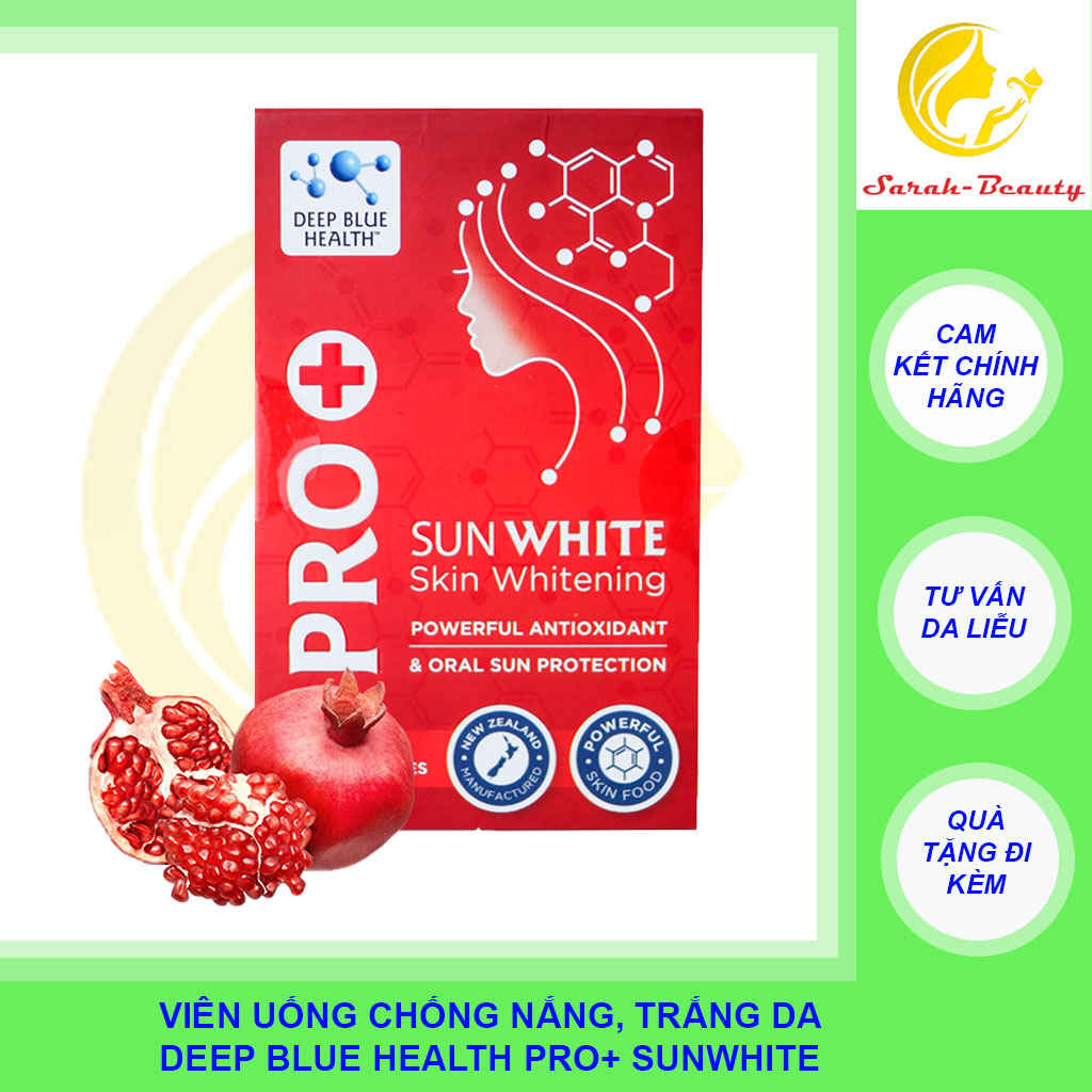 [Hcm]Viên Uống Chống Nắng Trắng Da Pro+ Sunwhite - Deep Blue Health