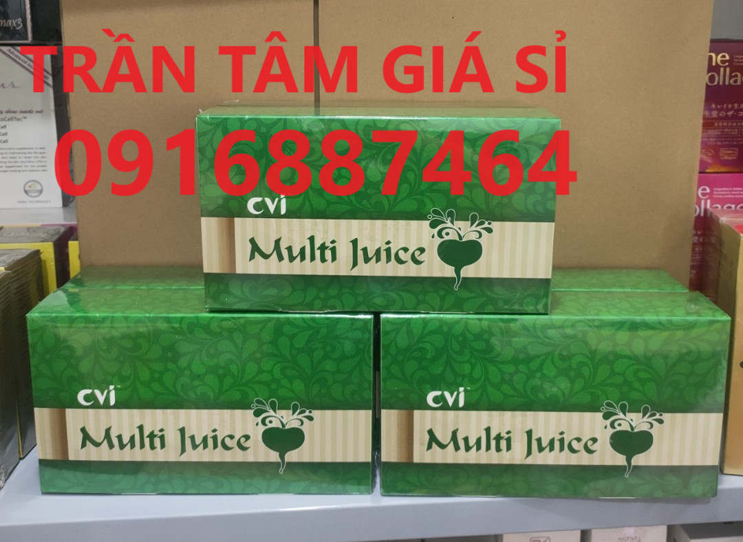 Multi juice Xanh nội địa Malaysia 1 hộp= 30 gói