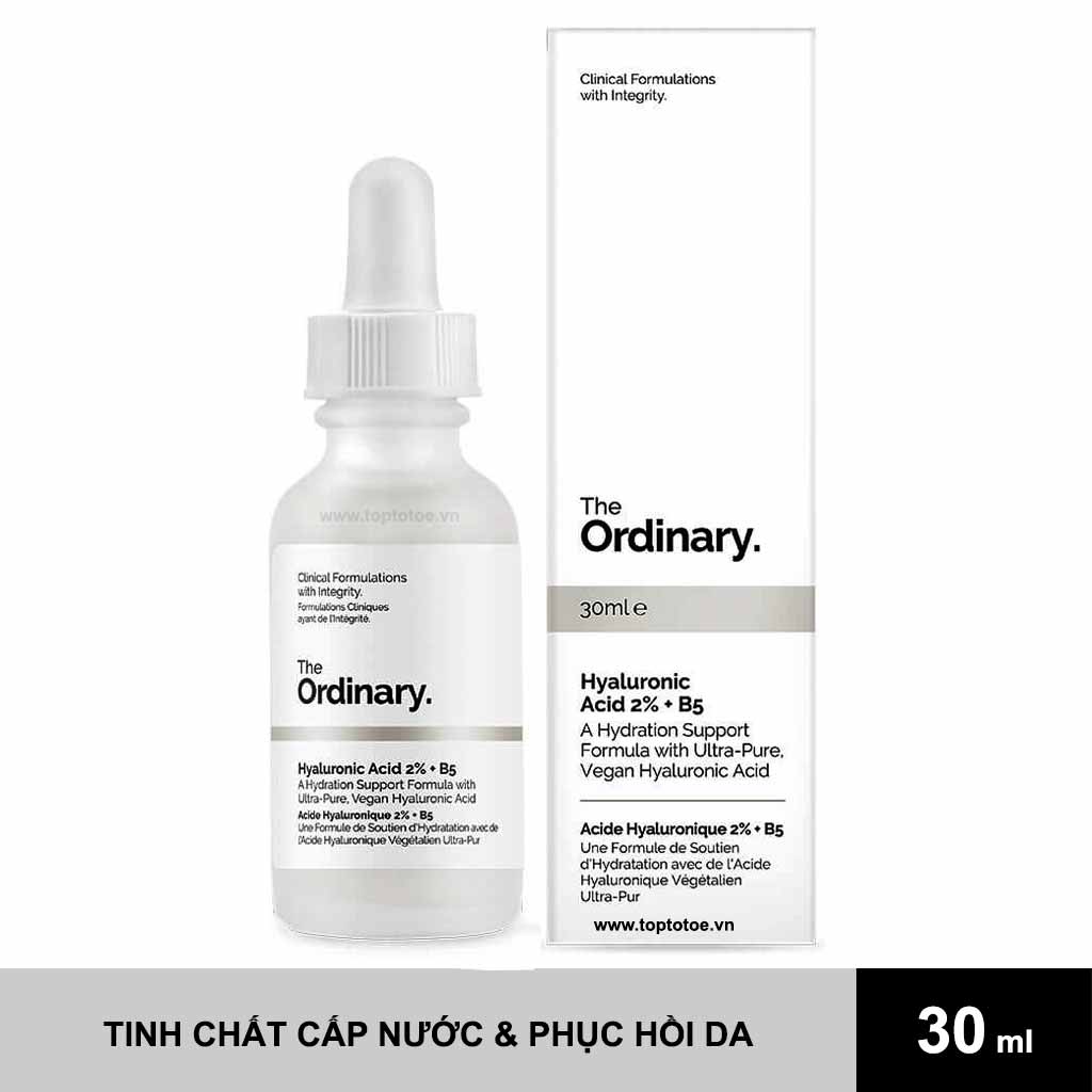 Tinh Chất Cấp Nước Phục Hồi Da The Ordinary Hyaluronic Acid 2% + B5 30ml