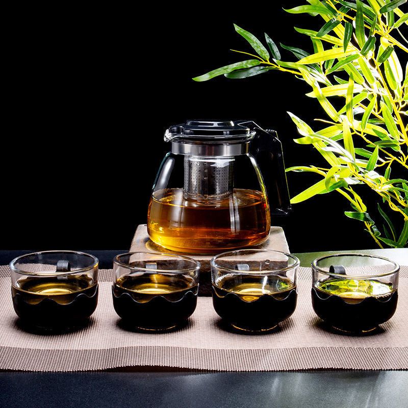 Bộ Ấm Pha Trà Gốm Sứ Bộ Ấm Chén Uống Trà Tử Sa 6 Chén 10 Món Bộ Ấm Chén Trà Đạo Bằng Gốm Tráng Men K