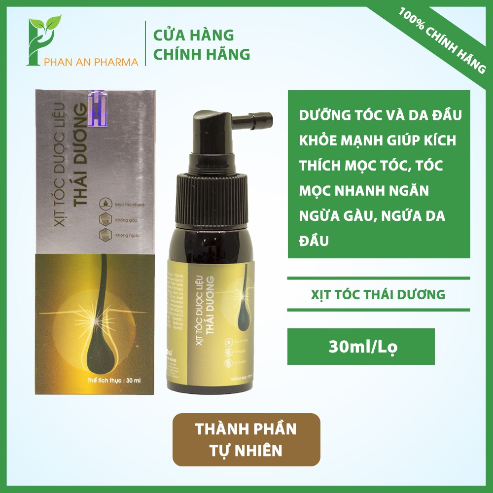 Xịt Tóc Dược Liệu Thái Dương Giúp Kích Thích Mọc Tóc Tóc Mọc Nhanh Dưỡng Tóc Và Da Đầu Khỏe Mạnh Cn107