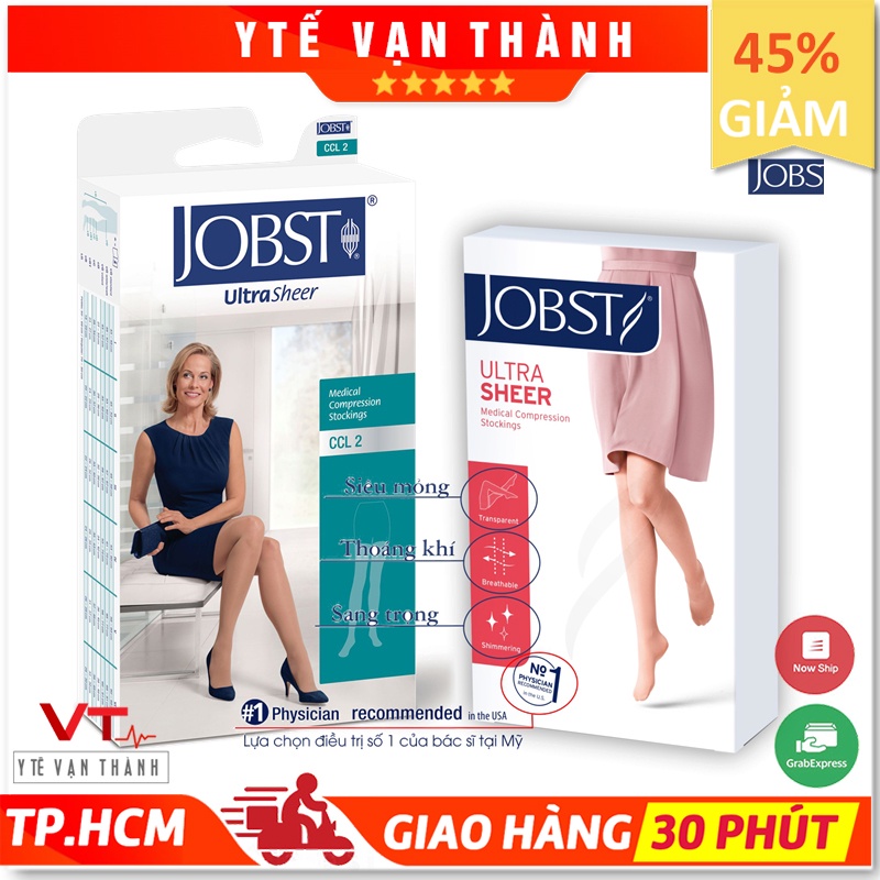 ✅ [Thật - Chính Hãng] Vớ Suy Giãn Tĩnh Mạch (Tất Y Khoa) - Jobst Ultrasheer (Siêu Mỏng Êm Ái) 100% Usa Vt0042 [ Y Tế Vạn Thành ]