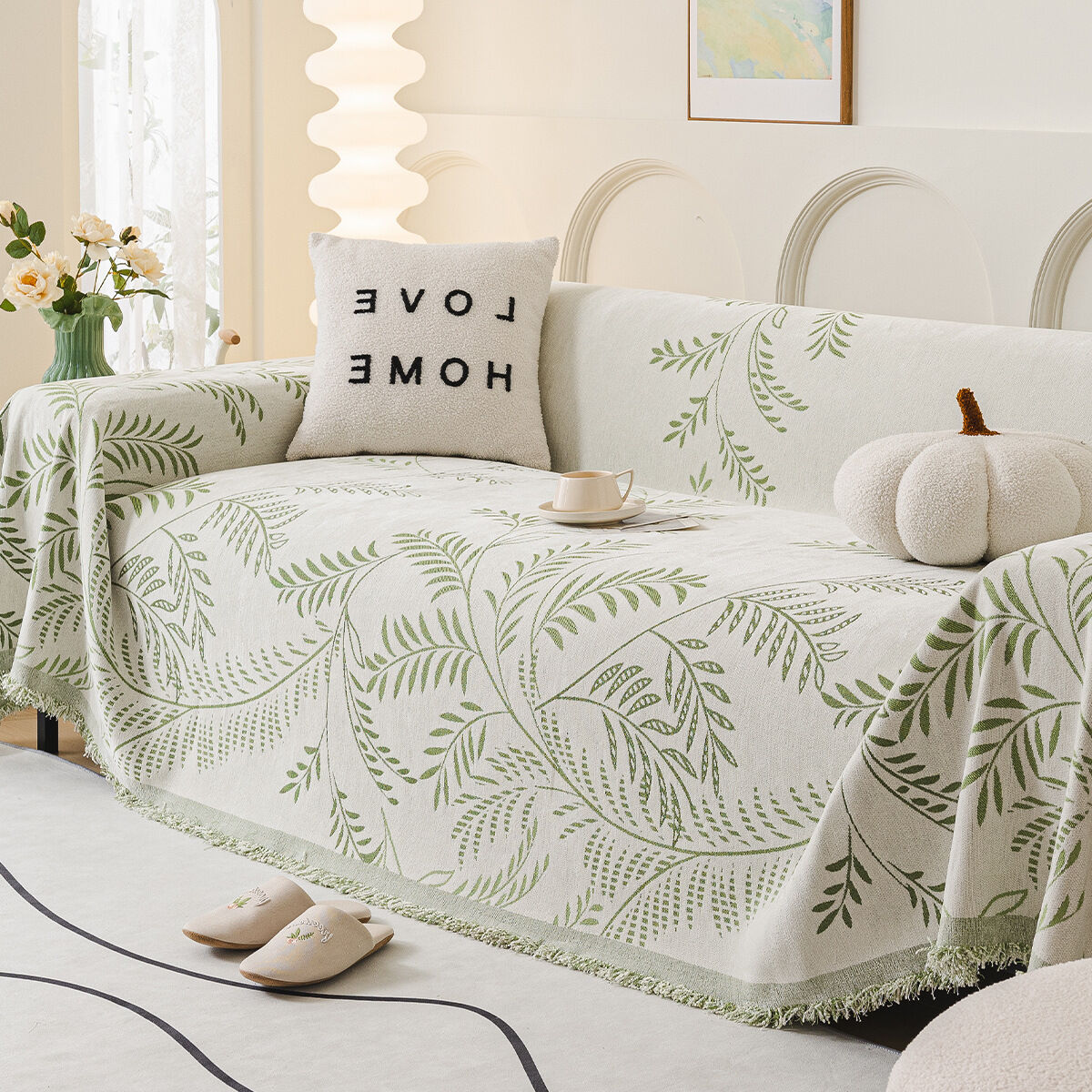 Vỏ bọc ghế sofa hai mặt A/B vỏ bọc ghế sofa cao cấp bằng vải chenille khăn trải ghế sofa 1/2/3 chỗ ngồi chống bụi và chống trượt tiện lợi và nhanh chóng-152c4c8b
