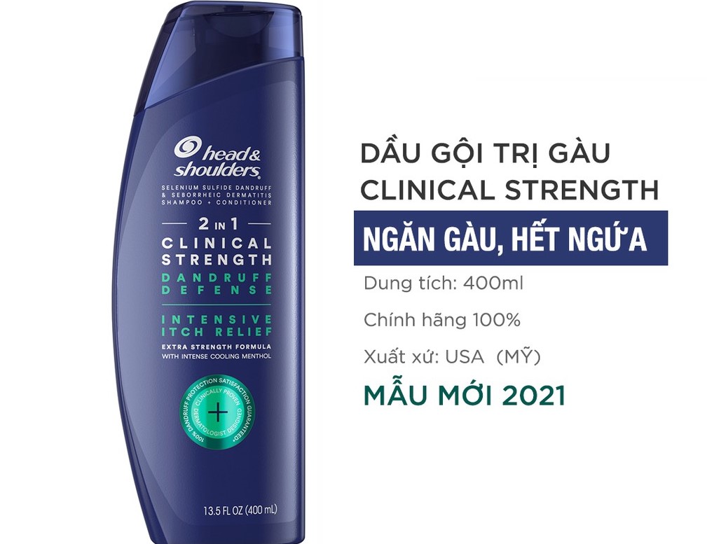 Dầu Gội Xoa Gàu Head & Shoulders Clinical Strength 700Ml Của Mỹ