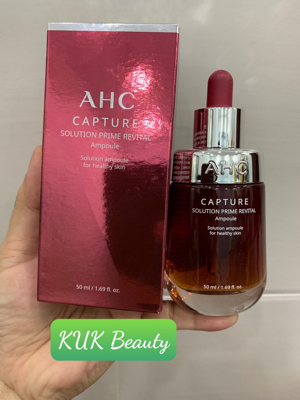 [Hcm]Tinh Chất Serum Dưỡng Da Capture Ahc (Màu Đỏ - Chống Lão Hóa)