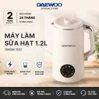 Máy Làm Sữa Hạt Daewoo 1.2L tặng Cẩm Nang 50 Công Thức - Máy Xay Nấu Đa Năng BH 2 năm