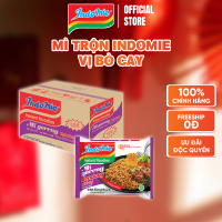 Mì Indomie vị Bò Cay mì trộn cay nhẹ thơm vị bò đậm chất Indonesia 91g x thùng 40 gói