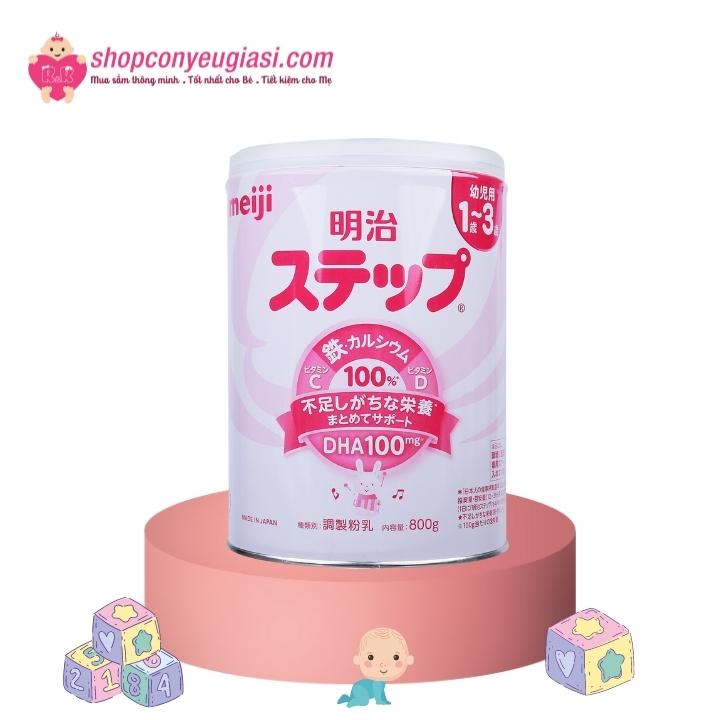 Sữa Meiji Nội Địa Nhật số 0 số 9 - Lon 800g sữa bột Meiji