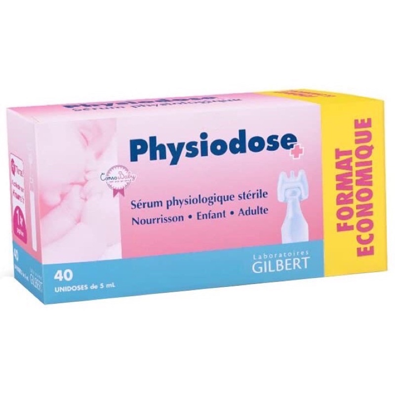[XẢ HÀNG-DATE T5/2026]Nước Muối Sinh Lý Physiodose Pháp Cho Trẻ Sơ Sinh Tép Hồng Có Tem Chính Hãng