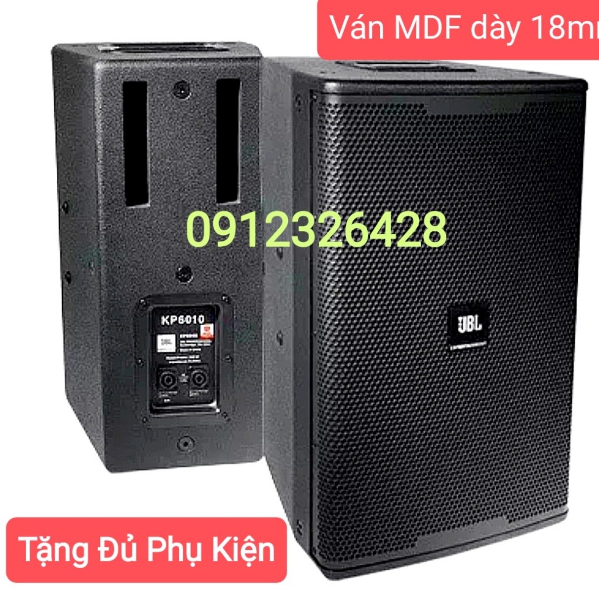 VỎ THÙNG LOA FULL ĐƠN BASS 30 JBL KP6012  HÀNG LOẠI TỐT GỖ MDF - GIÁ  2 CHIÊC TẶNG KÈM BÔNG TIÊU ÂM