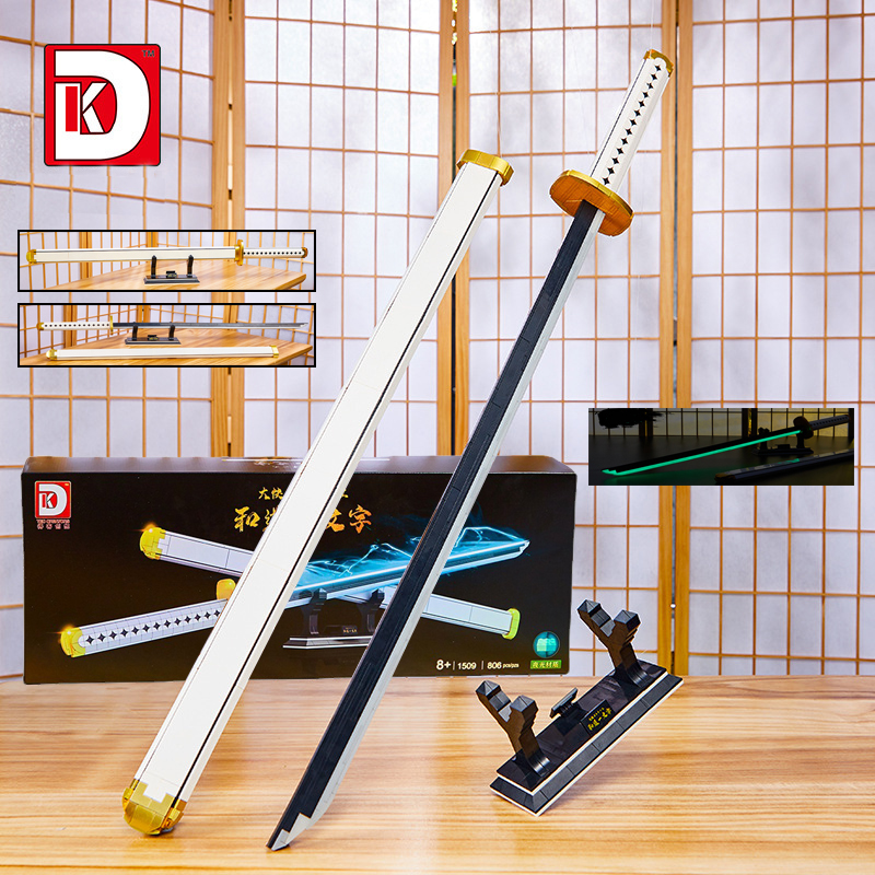 Đồ Chơi Lắp Ráp Kiểu LEGO Bộ 3 Thanh Kiếm KATANA Hủy Diệt Của Roronoa Zoro Trong Đảo Hải Tặc