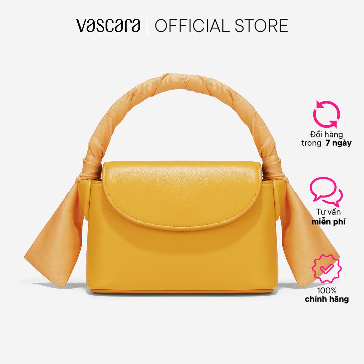 [Voucher 50K | 15.5  - 17.5] Vascara Túi Mini Phối Khăn Lụa - SHO 0241
