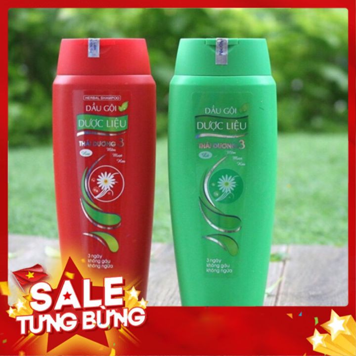 [HCM]Dầu Gội Dược Liệu Thái Dương 3 200ml - Chống Rụng Tóc Ngăn Ngừa Gàu