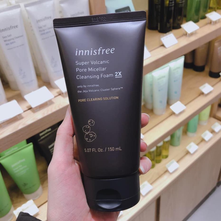 Sữa Rửa Mặt Làm Sạch Sâu Từ Tro Núi Lửa Innisfree Super Volcanic Pore Micellar Cleansing Foam 2X Cam Kết Hàng Đúng Mô Tả Chất Lượng Đảm Bảo An Toàn Đến Sức Khỏe Người Sử Dụng Đa Dạng Mẫu Mã
