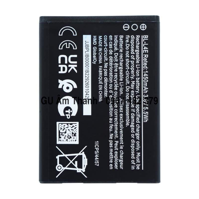 Pin cho Nokia 2660 Flip TA-1469 dung lượng 1450mAh Zin máy