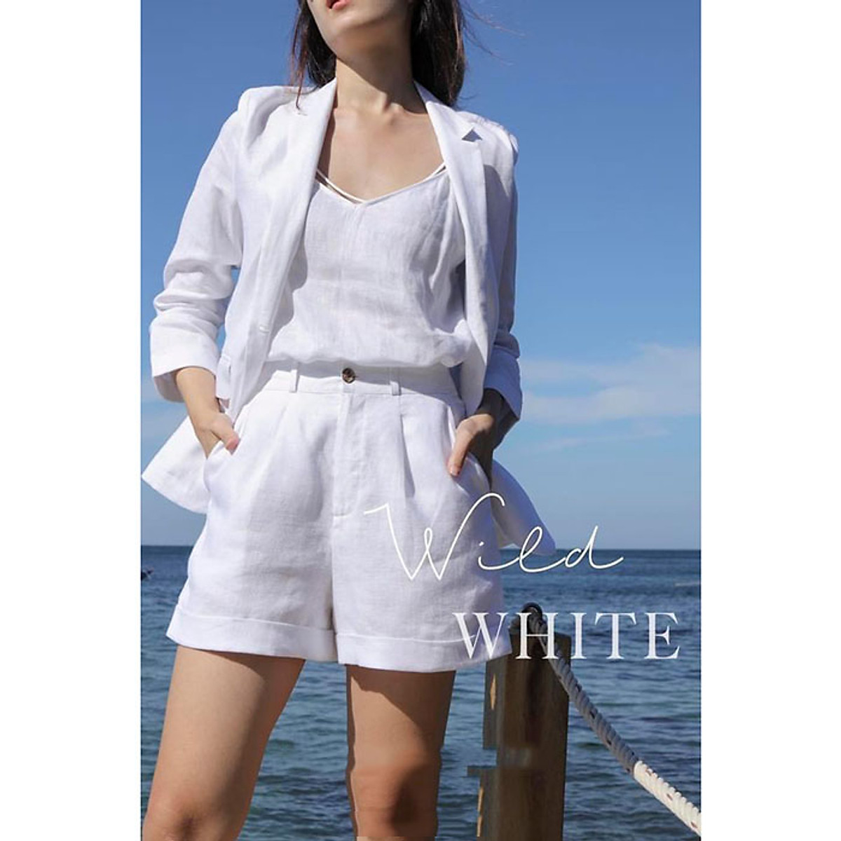 Áo vest blazer Linen nữ tay dài ve vuông túi bổ nắp trẻ trung chất vải Linen bột Premium (Đỏ đô) có 9 màu lựa chọn