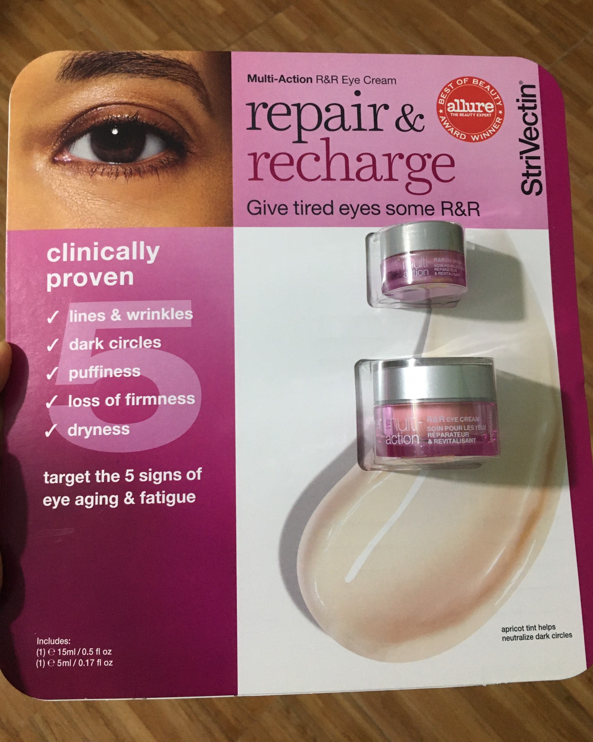 [HÀNG MỸ/NEW] STRIVECTIN - KEM DƯỠNG MẮT MULTI ACTION R&R EYE CREAM