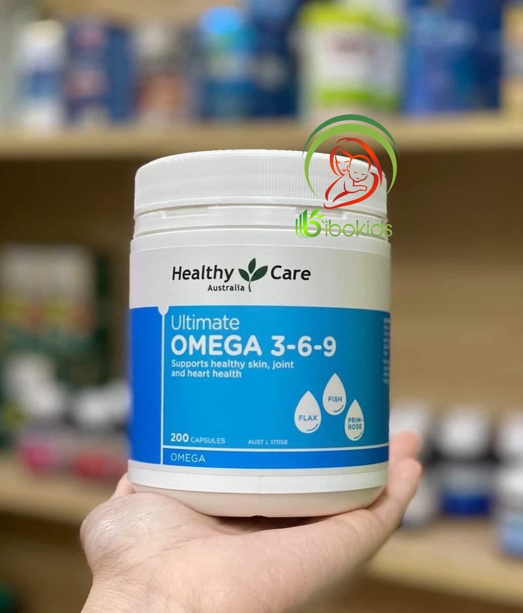 Omega 3 6 9 Healthy Care Ultimate Của Úc (200 Viên)