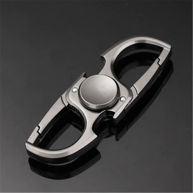 Finger Spinner Fidget Hand Spinner Anti-Anxiety Toy Relieves Stress Finger Spinner Ketchain Bottle O