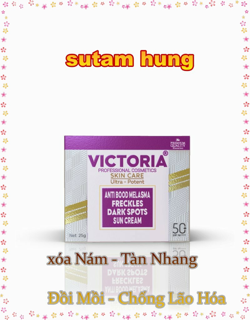 [Hcm]Kem Cream Xóa Nám - Tàn Nhang - Đồi Mồi - Chống Lão Hóa Victoria Sản Phẩm Bán Chạy ( Công Ty Tnhh Thương Mại Hoàng Long Là Nhà Nhập Khẩu Và Phân Phối Chính Thức Tại Việt Nam ) Sth