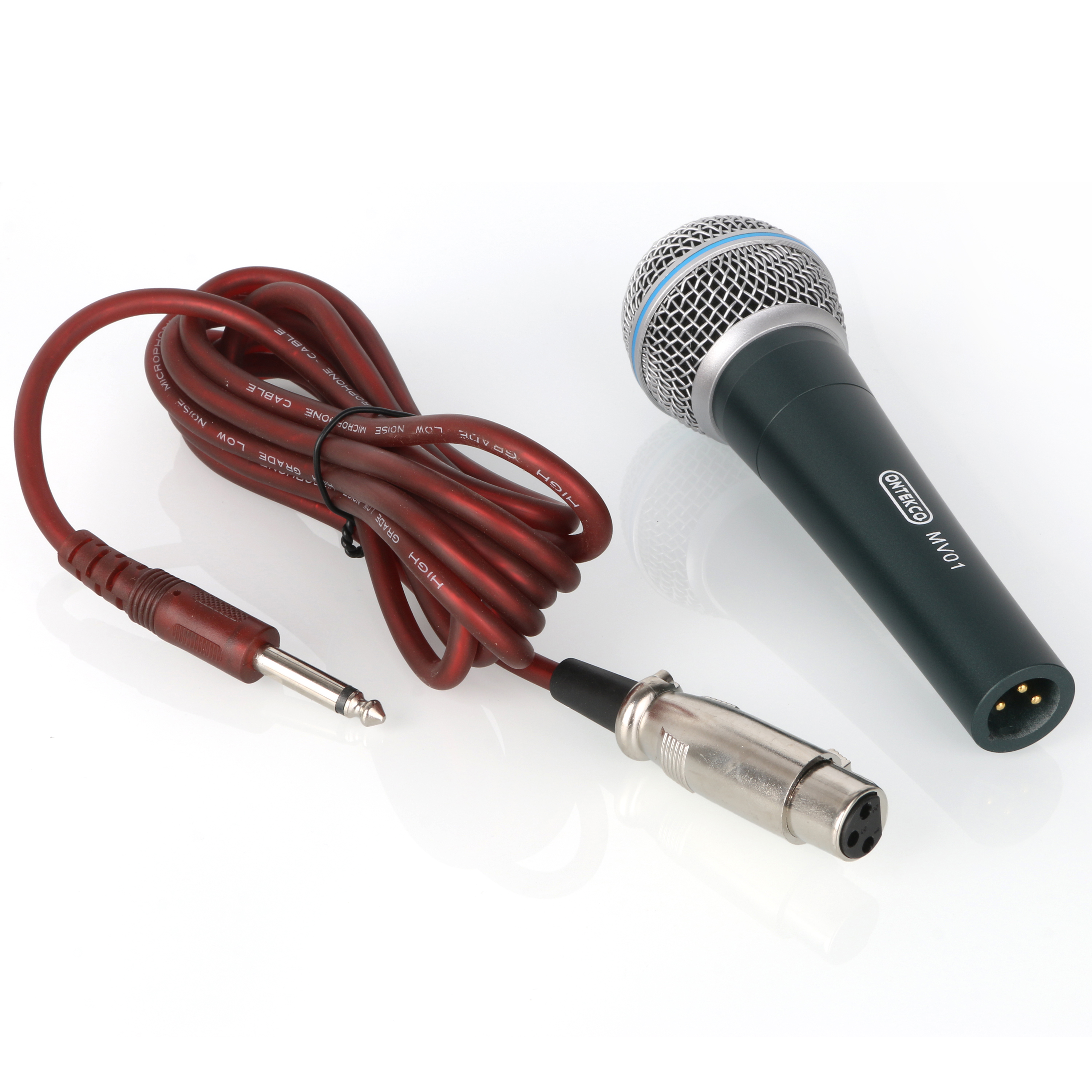 micro karaoke  không dây giá rẻ cho các loại loa kéo amply ontekco mv01mv02 hz113 chính hãng bảo hàn