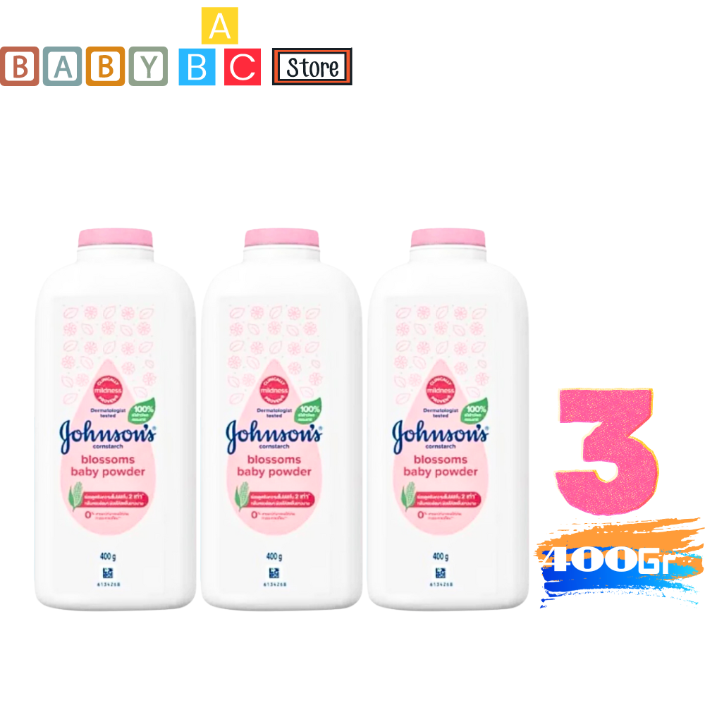 Phấn thơm em bé johnsons baby màu hồng 380g thái lan